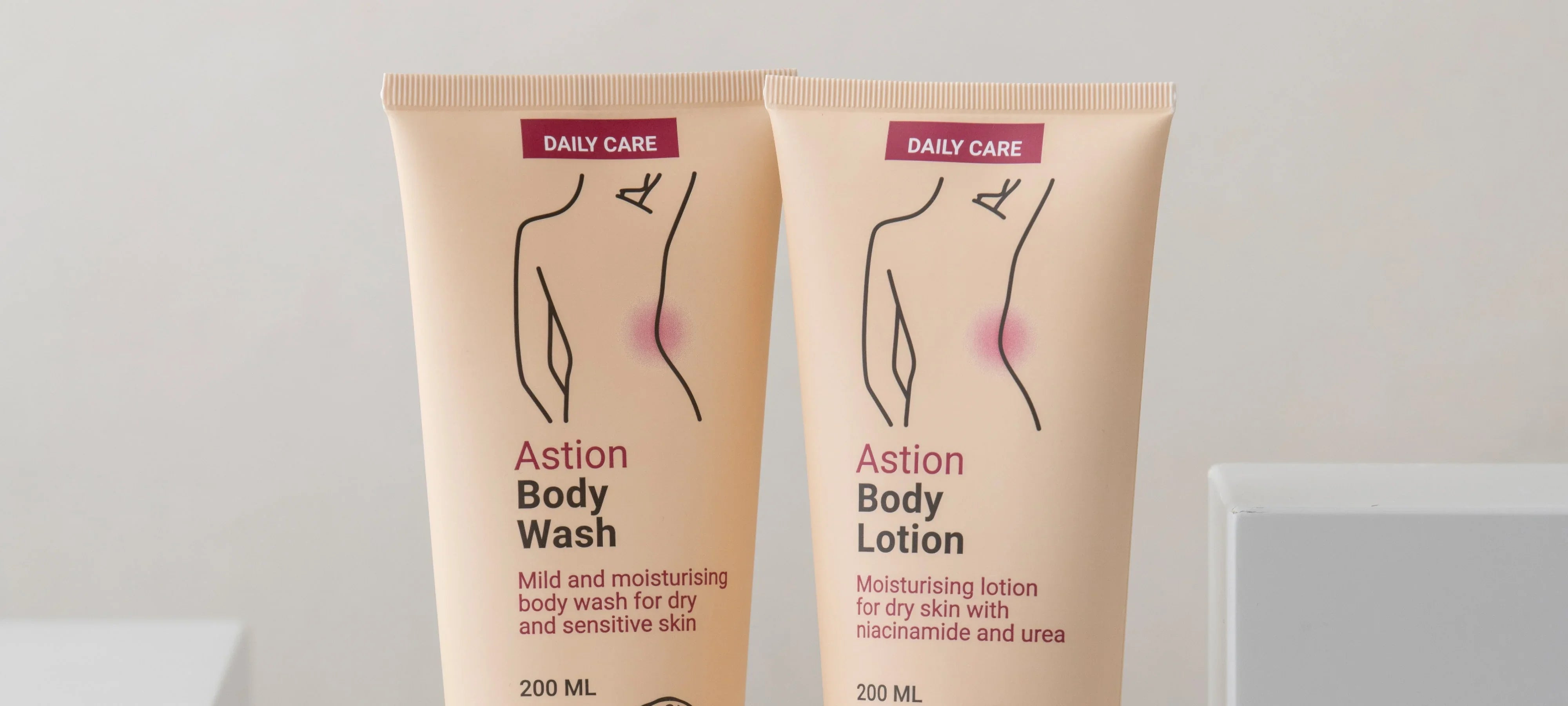 Krämer för torr hud och daglig eksemvård