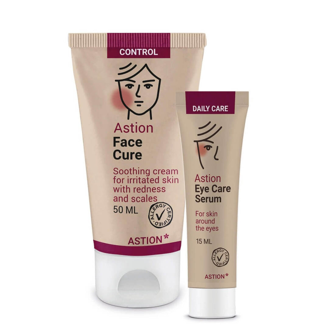 2 produkter för att ta hand om flagnande hud i ansiktet - Daglig vård för flagnande hud och utslag i ansiktet